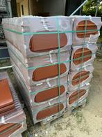 Nelskamp, Nibra G10 vlakke dakpannen 240 stuks nieuw rood., Doe-het-zelf en Verbouw, Dakpannen en Dakbedekking, Ophalen, Steen of Klei