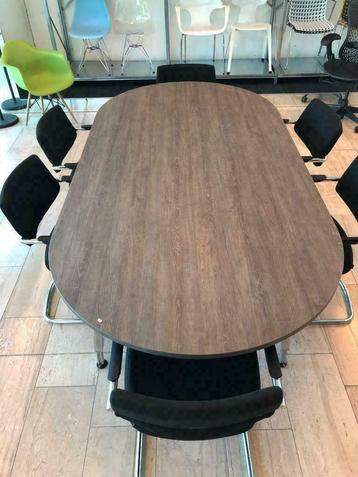 vergadertafel ovaal blad of Ton vormig blad , Nieuw beschikbaar voor biedingen