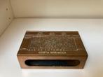 Bronzen lucifdoos houder 1933, Antiek en Kunst, Antiek | Koper en Brons, Verzenden, Brons