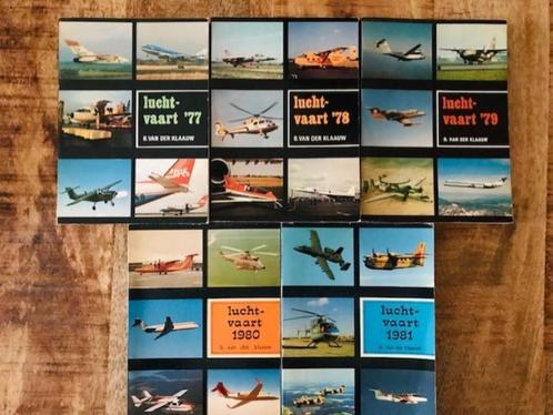 5x LUCHTVAART - B van der Klaauw ., Verzamelen, Luchtvaart en Vliegtuigspotten, Zo goed als nieuw, Boek of Tijdschrift, Verzenden