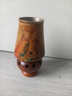 Antiek houten pijpen houder-molen met asbakje, Ophalen of Verzenden