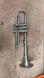 Vintage Messing Trompet, Muziek en Instrumenten, Blaasinstrumenten | Trompetten, Ophalen, Gebruikt, Bes-trompet