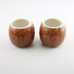 Keuken | ServiesKokosnoot mok 2 stuks - Set van 2 mokken - K, Cave & Garden, Verzenden, Nieuw, Kouwe Hoek 1B, Waddinxveen