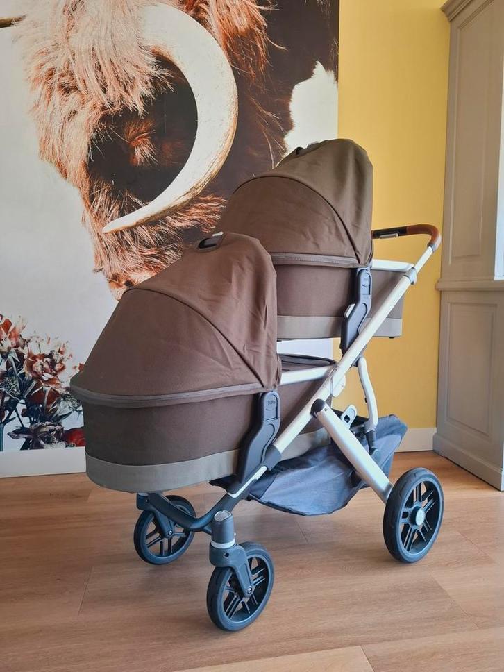 Complete tweeling kinderwagen uppababy vista v2, Kinderen en Baby's, Kinderwagens en Combinaties, Zo goed als nieuw, Overige merken
