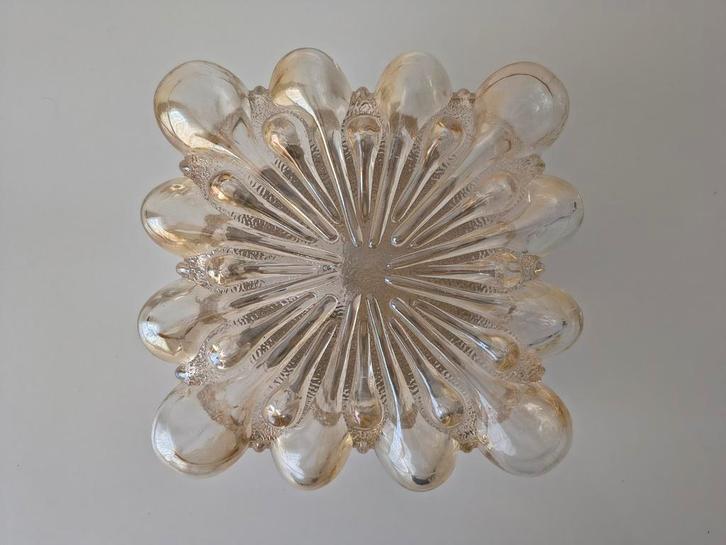 Helena Tynell plafonnière Bubble Glass Mid Century, Huis en Inrichting, Lampen | Plafondlampen, Gebruikt, Glas, Metaal, Verzenden