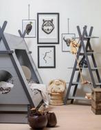 WOOOD Tipi Bed 90x200cm - Houten Bedframe, Kinderen en Baby's, Kinderkamer | Bedden, Ophalen, 85 tot 100 cm, Zo goed als nieuw