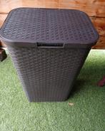 Bruine rattan was -/ opberg -/ prullenmand, Huis en Inrichting, Ophalen, Kunststof, Zo goed als nieuw, Minder dan 10 liter