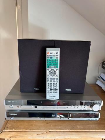 Pioneer DV-550 + VSX-C550 AV-receiver - incl. Afstandsb beschikbaar voor biedingen