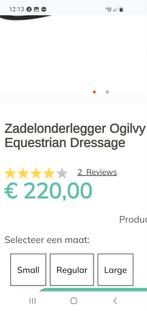 Zadel onderlegger Ogilvy fulltime zwart, Ophalen of Verzenden