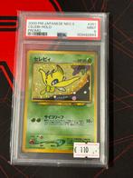 Celebi - Holo Japanese Neo 3 PSA 9, Ophalen of Verzenden, Zo goed als nieuw
