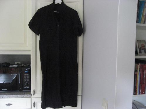mooie lange zwarte blousejurk van Van Avendonck, mt 44, Kleding | Dames, Jurken, Zo goed als nieuw, Maat 42/44 (L), Zwart, Onder de knie