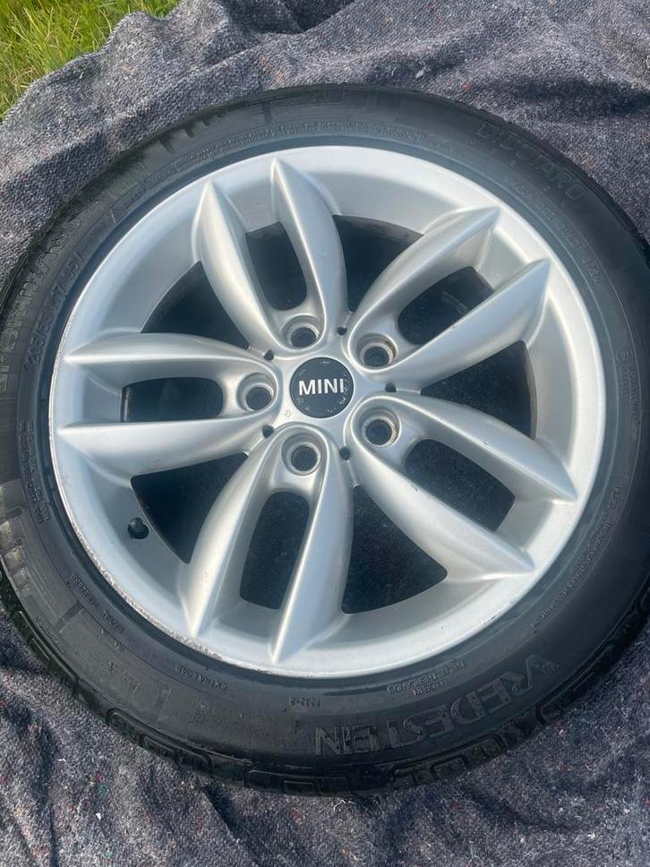 Mini Banden en Velgen - 17 inch, Auto-onderdelen, Carrosserie en Plaatwerk, Gebruikt, Ophalen