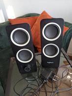 Logitech Z200 Speakerset - Prima voor dagelijks gebruik, Gebruikt, Minder dan 60 watt, Front, Rear of Stereo speakers, Ophalen
