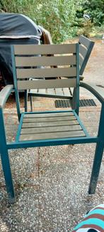 Tuinstoelen 8 Stuks, Tuin en Terras, Tuinstoelen, Ophalen, Gebruikt, Aluminium, Stapelbaar