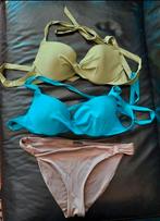 Groene en blauwe bikini topjes + broekje, Kleding | Dames, Badmode en Zwemkleding, H&M, Bikini, Ophalen of Verzenden, Zo goed als nieuw