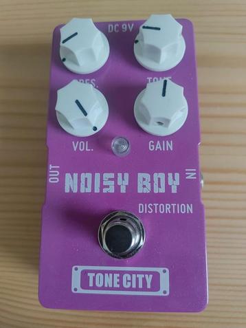 Tone City Noisy Boy Distortion effect pedaal beschikbaar voor biedingen