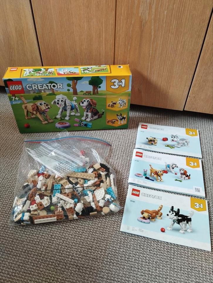 LEGO Creator 31137 ( 3 in 1 ) - Schattige honden, Kinderen en Baby's, Speelgoed | Duplo en Lego, Zo goed als nieuw, Ophalen of Verzenden