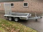 Machinetransporter oprijwagen aanhanger aanhangwagen bakwag, Gebruikt