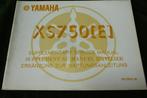 Yamaha XS750 E 1977 service manual supplement XS 750, Ophalen of Verzenden, Yamaha