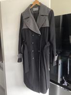 Te koop. Lange zwart/grijze damesjas. Maat 40 merk LIV, Kleding | Dames, Jassen | Winter, Zwart, Ophalen, Maat 38/40 (M), Gedragen