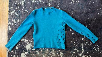 Dirk Bikkembergs trui 2004 distressed runway collectie mt M beschikbaar voor biedingen
