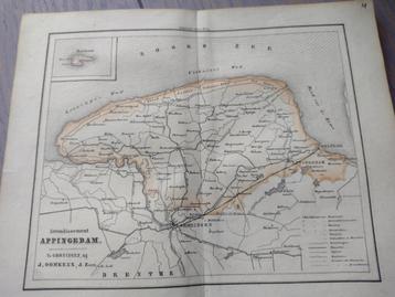 04 / Appingedam Pieterburen Delfzijl Litho Fehse 1862 beschikbaar voor biedingen