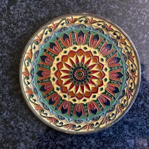 Sierbord, cloisonné, Griekenland, vintage, Antiek en Kunst, Antiek | Wandborden en Tegels, Ophalen