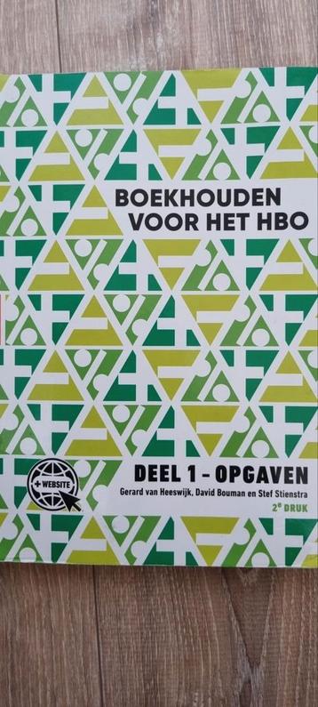 Boekhouden voor het hbo deel 1. Opgavenboek beschikbaar voor biedingen