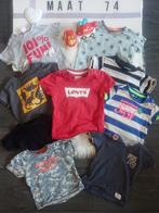 Bundel shirts 9 stuks maat 74, Ophalen of Verzenden, Gebruikt, Jongetje, Shirtje of Longsleeve