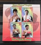 Filipijnen 2008 Manny Pacquiao Boksen Velletje, Ophalen of Verzenden, Postfris, Zuidoost-Azië