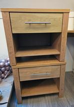 Set van 2 nachtkastjes., Huis en Inrichting, Ophalen, Overige materialen, Gebruikt, 45 tot 65 cm
