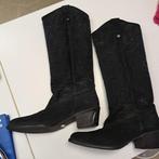 Josh V cowboy laarzen zwart echt suede (+vlek) 37 nr 50093, Josh V, Hoge laarzen, ., Zwart