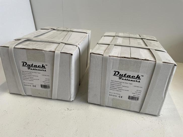 Dutack Draadnagel - Glad - Verzinkt - 2,9 x 50mm (4000st), Doe-het-zelf en Verbouw, Gereedschap | Handgereedschap, Zo goed als nieuw
