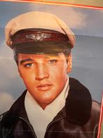 Elvis poster 50x40cm., Gebruikt, Deurposter of groter, Ophalen of Verzenden, Film en Tv