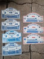 Meerdere reclameborden Hellendoorn Rally 1986/1990, Ophalen