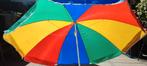 Regenboog strandparasol parasol Ø 150 cm, Ophalen, Zo goed als nieuw, 1 tot 2 meter