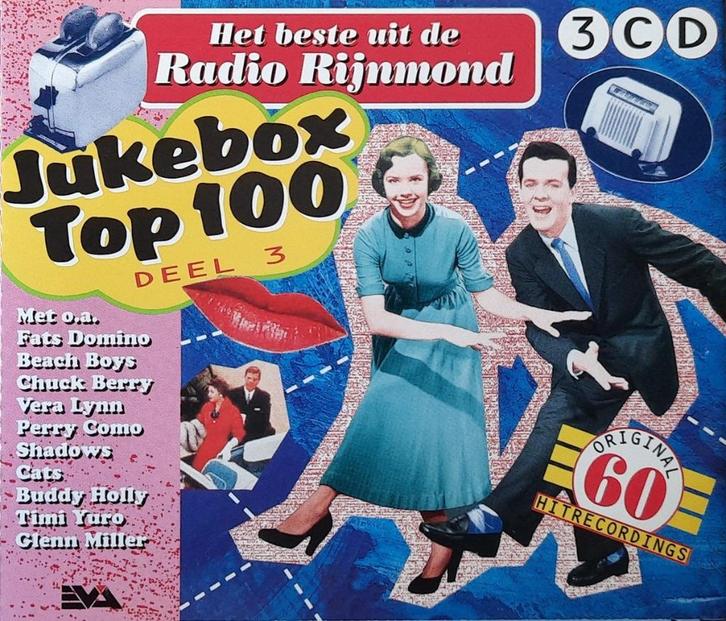 Jukebox top 100 - 3 - Radio Rijnmond - 3 cd's, Cd's en Dvd's, Cd's | Verzamelalbums, Zo goed als nieuw, Pop, Boxset, Ophalen of Verzenden