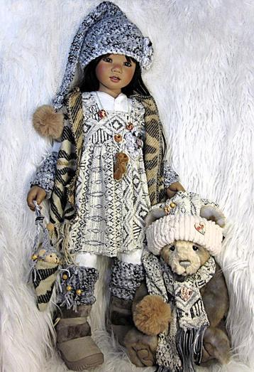 Compleet outfit voor Himstedt Zwergnase poppen 80-85 cm lang beschikbaar voor biedingen