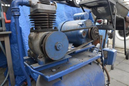 Vintage Compressor 1955 – Graubremse, Elnor, Danfoss – Werkt, Antiek en Kunst, Antiek | Gereedschap en Instrumenten, Ophalen