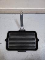 Staub gietijzeren grillpan, Ophalen of Verzenden, Gebruikt, Gietijzer, Koekenpan of Braadpan