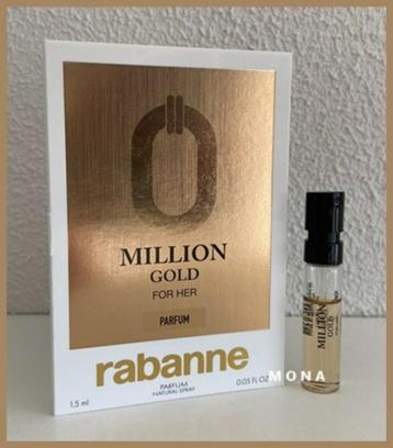 Million Gold for Her Parfum parfum sample proefje tester beschikbaar voor biedingen