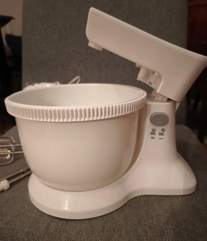 Keukenmixer met kom - Zo goed als nieuw, Witgoed en Apparatuur, Keukenmixers, Zo goed als nieuw, 3 tot 4 liter, 3 snelheden of meer