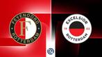 2 tickets Feyenoord - excelsior vak W1, Losse kaart, Twee personen, Maart