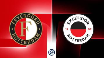 2 tickets Feyenoord - excelsior vak W1 beschikbaar voor biedingen