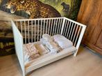 IKEA Sundvik babybed/peuterbed met bedtextiel, Ophalen, Gebruikt, Minder dan 140 cm, Matras