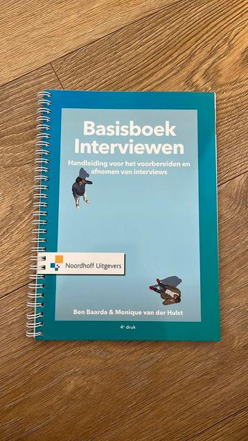 Monique van der Hulst - Basisboek Interviewen beschikbaar voor biedingen
