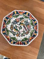 Makkum Aardewerk Bord met Vogeldecoratie, Antiek en Kunst, Ophalen of Verzenden