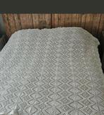 Hand gehaakte sprei, Huis en Inrichting, Slaapkamer | Beddengoed, Gebruikt, Wit, Overige typen, Tweepersoons