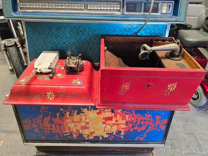 Antieke oude Victor Victrola incomplete platenspeler 1914, Audio, Tv en Foto, Platenspelers, Niet werkend, Overige merken, Ophalen