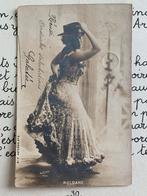 1902 dame met hoed, Ophalen of Verzenden, Voor 1920, Gelopen, Sterren en Beroemdheden